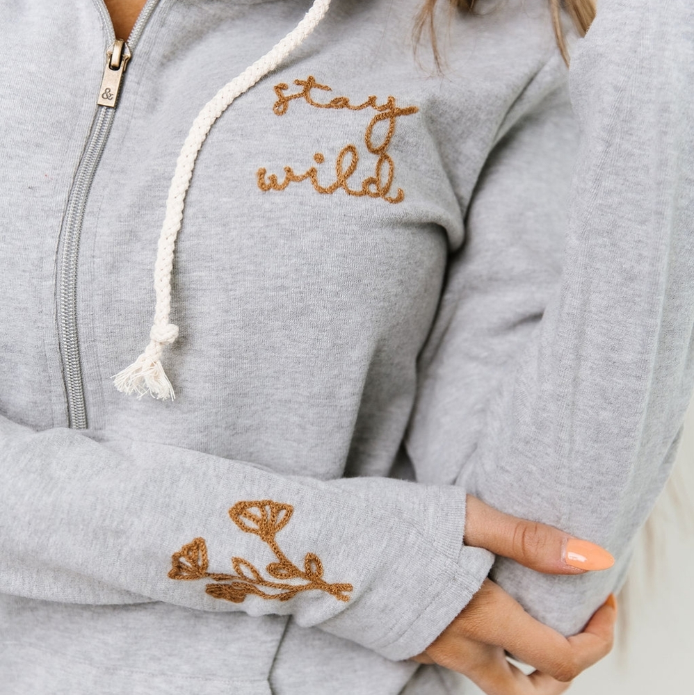 Ampersand Avenue Half-zip Sweatshirt